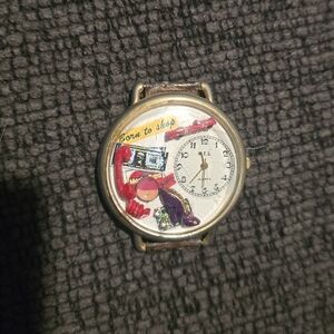 W.Y.L. | Vintage "Born to Shop" Shadow Box Watch